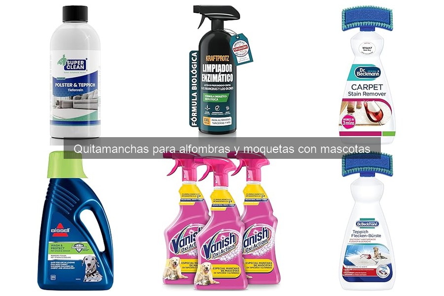 Alternativas naturales a quitamanchas comerciales para alfombras