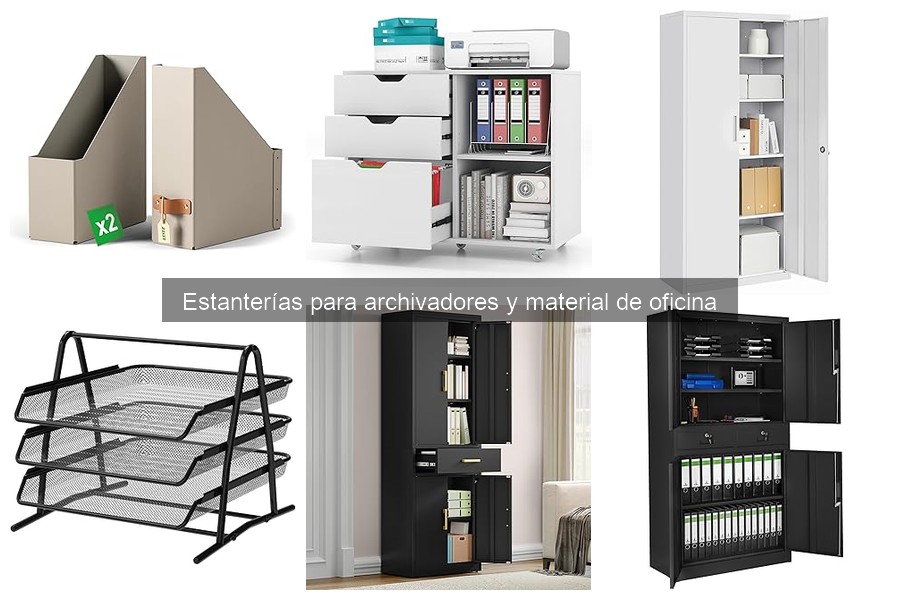 Alternativas para almacenar documentos sin estanterías