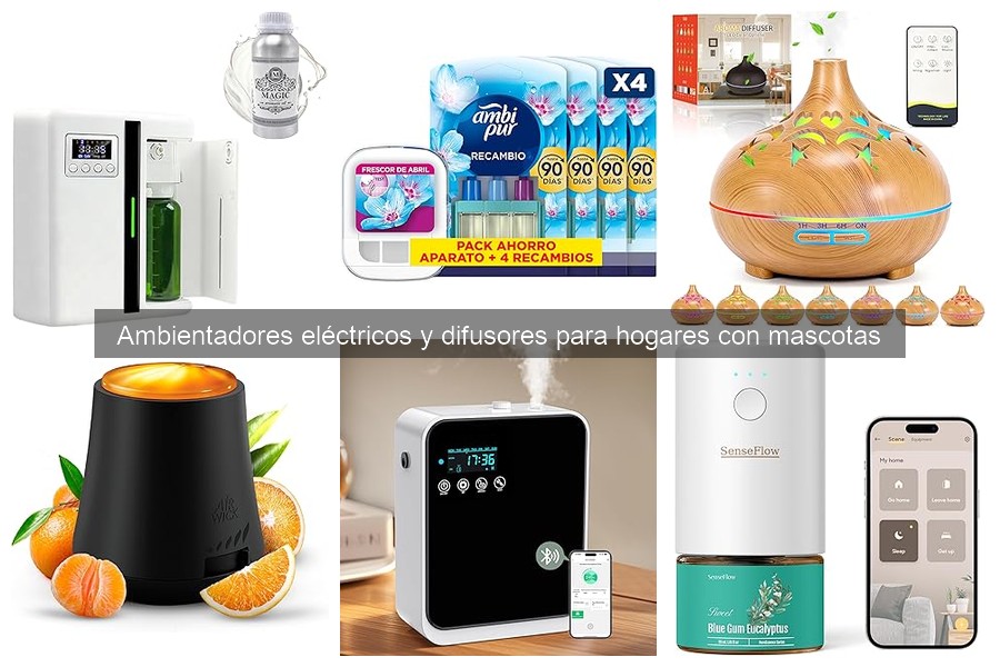 Ambientadores eléctricos y difusores: beneficios para mascotas