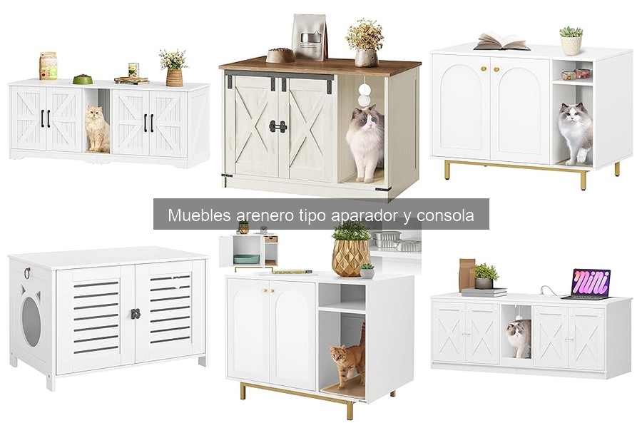 Areneros tipo aparador: ¿Fáciles de limpiar?