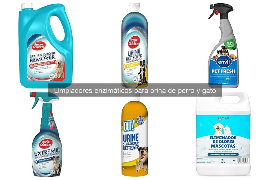 Beneficios de los limpiadores enzimáticos para orina de mascotas