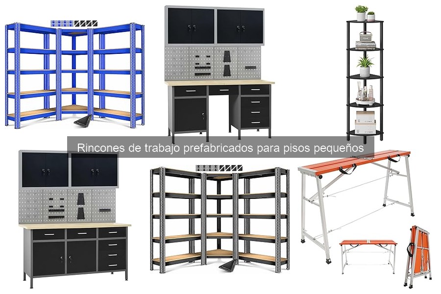 Beneficios de rincones de trabajo prefabricados en pisos pequeños