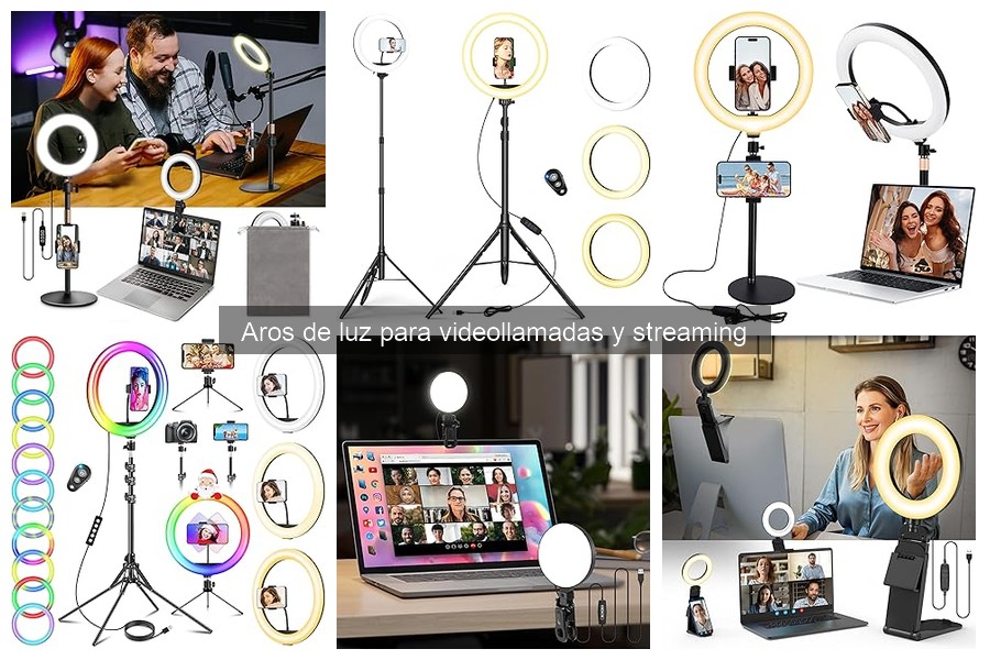 ** Beneficios de usar aros de luz en reuniones virtuales