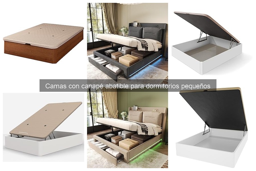Camas con Canapé Abatible: Funciones y Beneficios en Espacios Pequeños