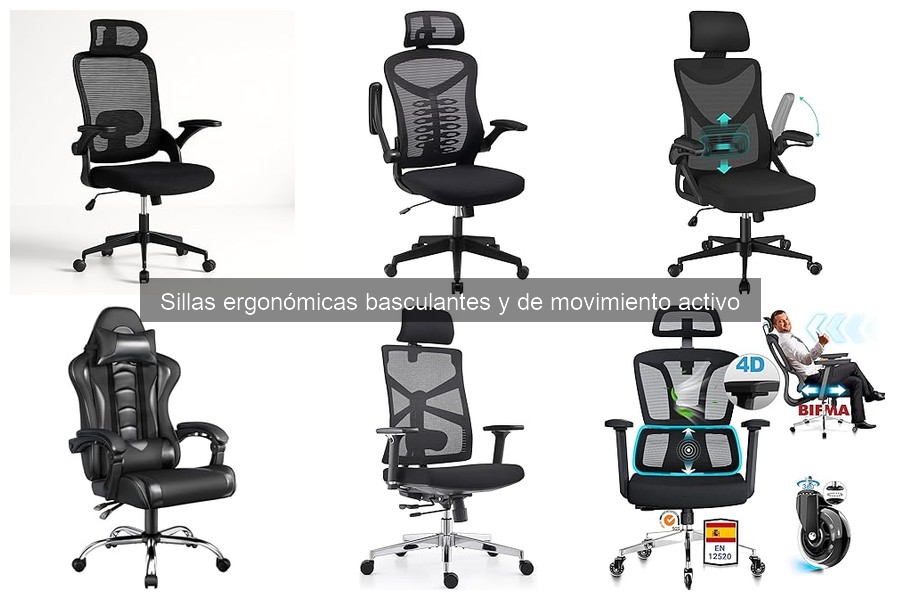 Características claves de sillas ergonómicas para evitar lesiones