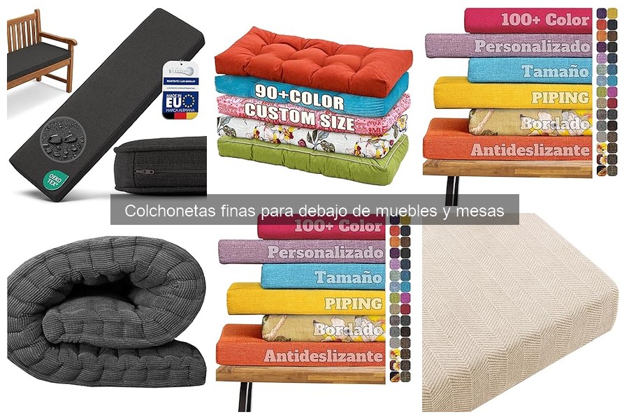 Colchonetas Finas para Muebles: Definición y Usos
