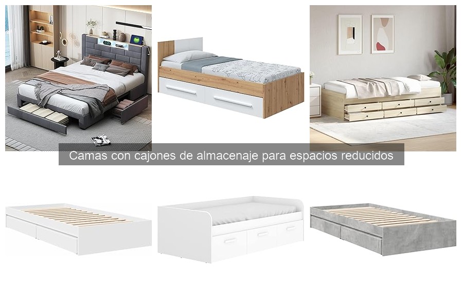 Cómo adaptar habitaciones pequeñas con camas con cajones