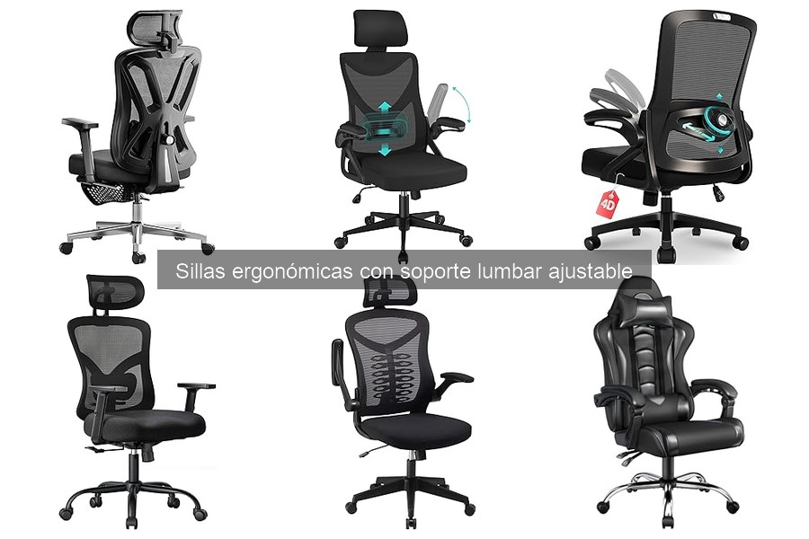 Cómo ajustar una silla ergonómica con soporte lumbar