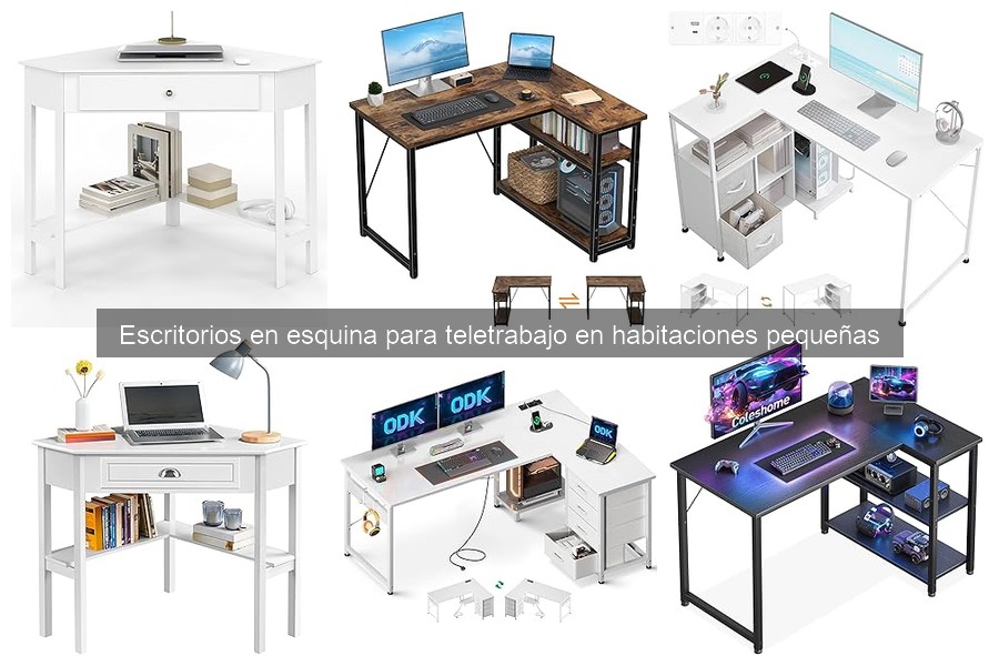 Cómo elegir el escritorio en esquina ideal para espacios pequeños