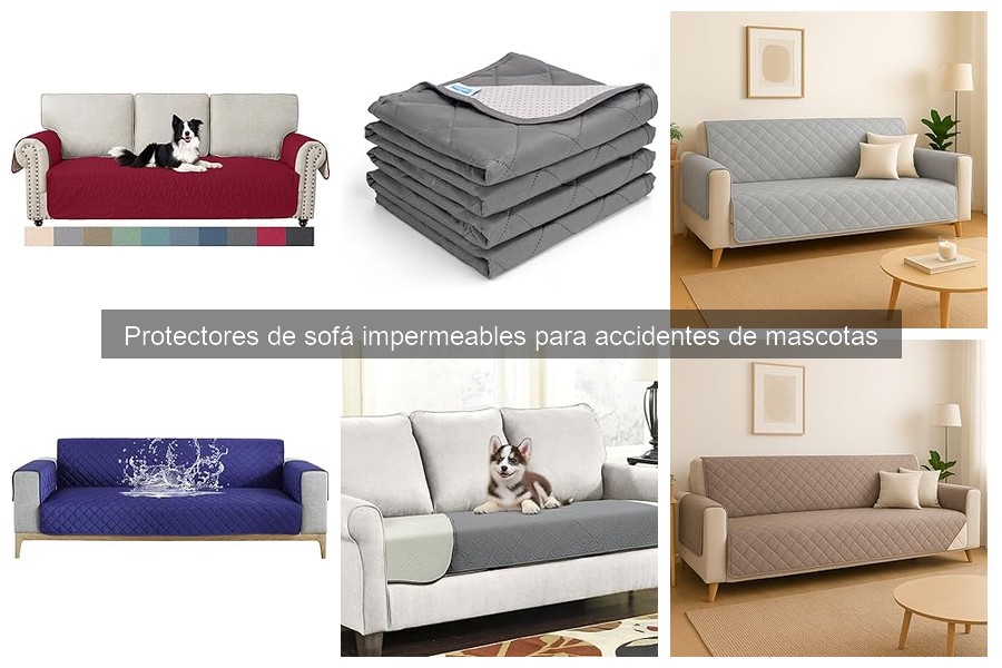 Cómo elegir el mejor protector de sofá impermeable para mascotas