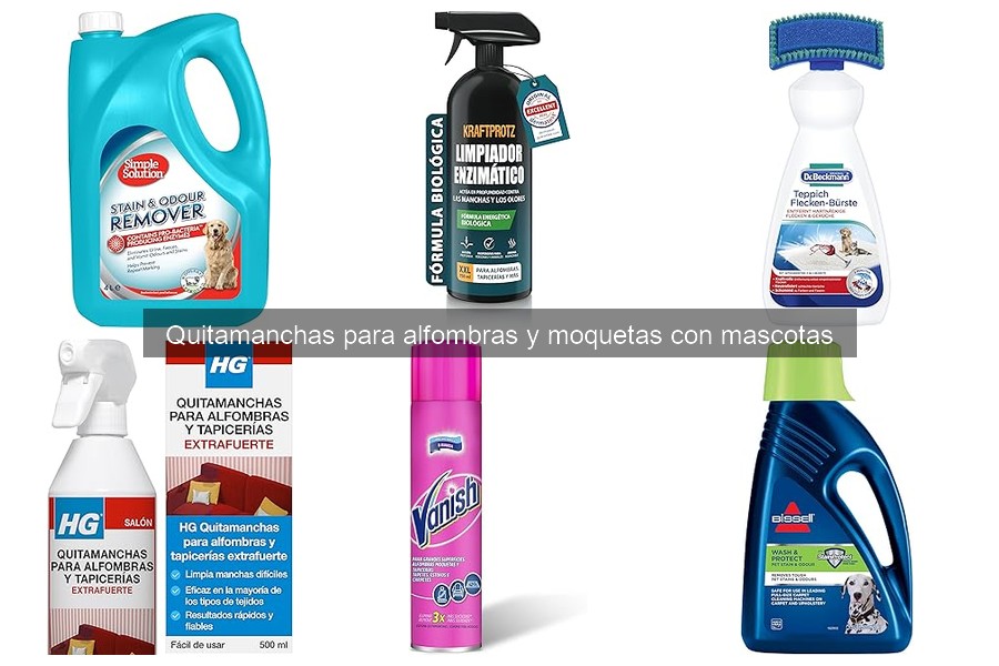 Cómo elegir el mejor quitamanchas para alfombras con mascotas