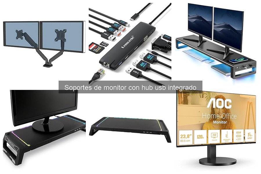 Cómo elegir el mejor soporte de monitor con hub USB integrado
