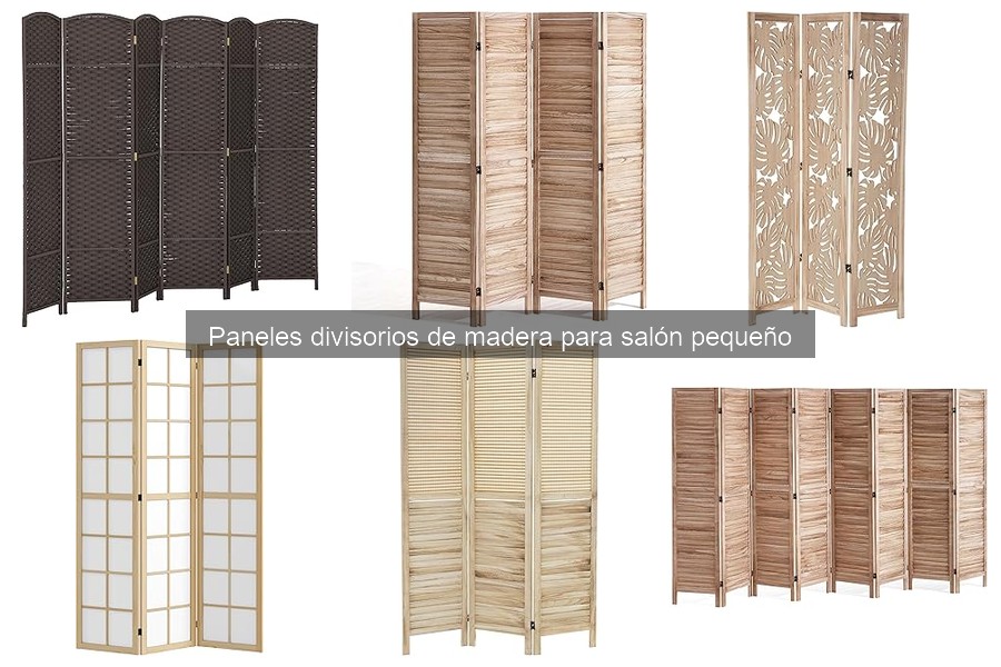 Cómo elegir el panel divisor de madera ideal para tu salón