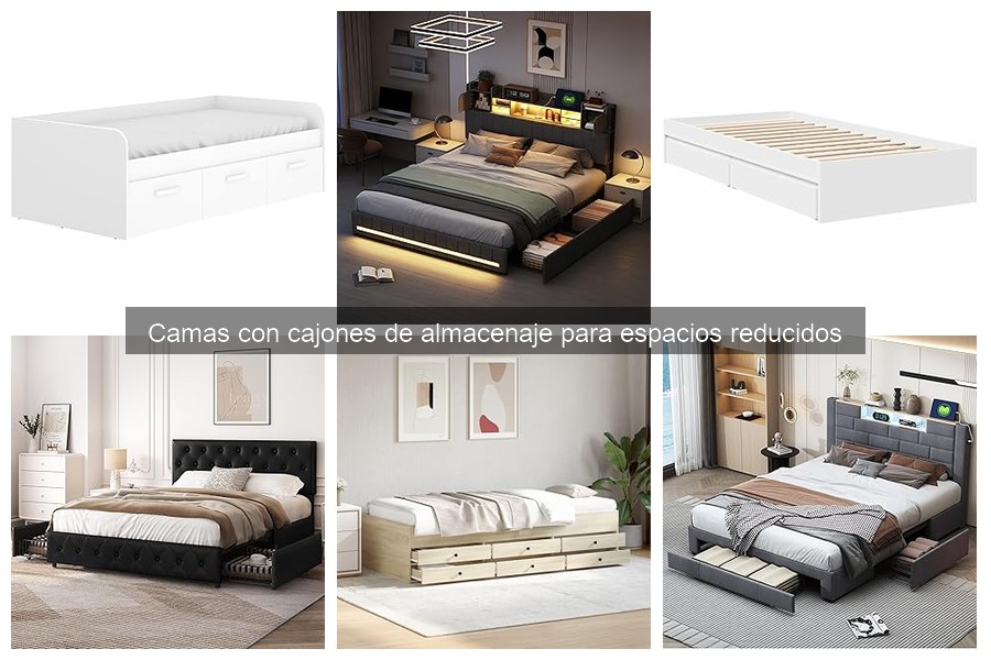 Cómo elegir la cama con cajones perfecta para espacios reducidos