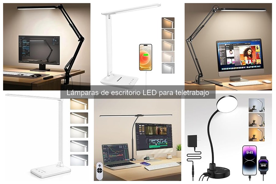 Cómo elegir la lámpara de escritorio LED ideal para teletrabajo