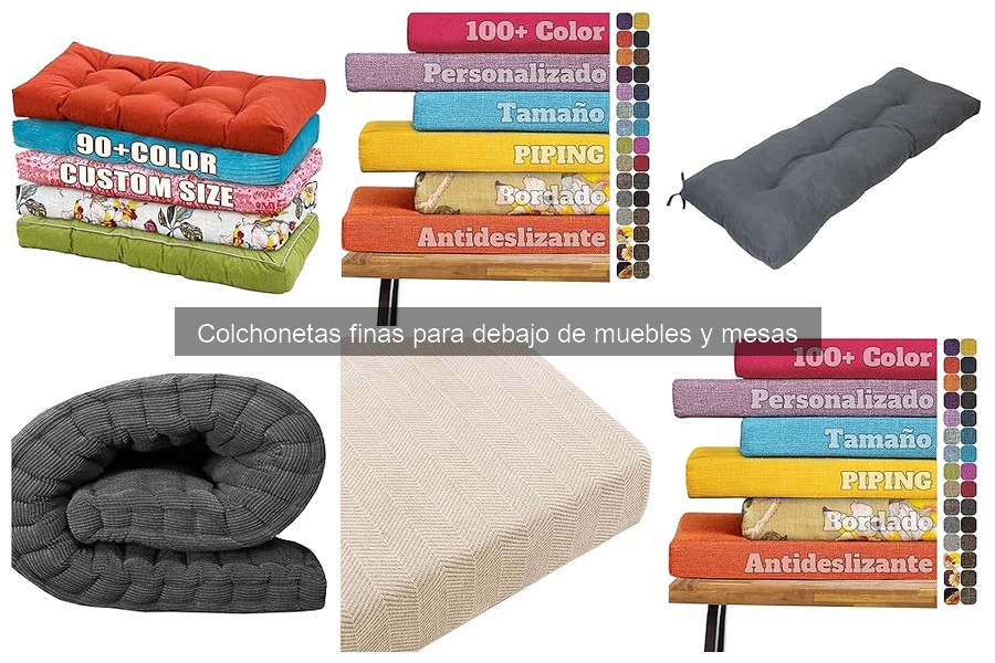 Cómo elegir la mejor colchoneta fina para muebles