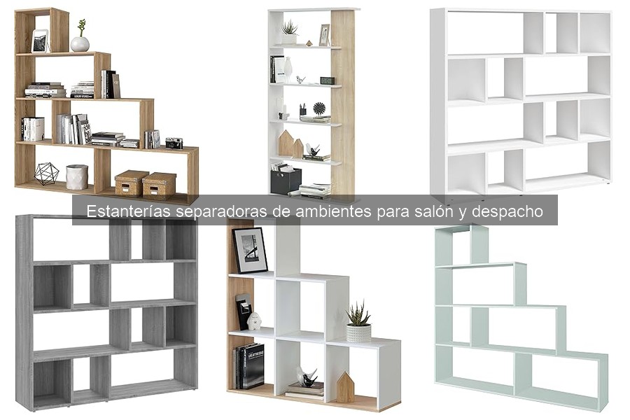 Cómo elegir la mejor estantería separadora para salón y despacho