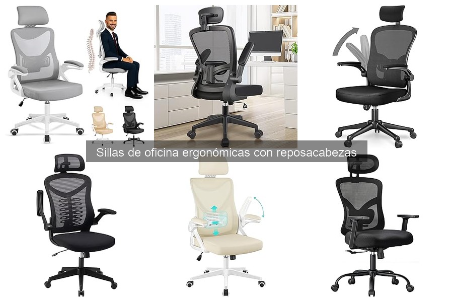Cómo elegir la mejor silla de oficina ergonómica con reposacabezas