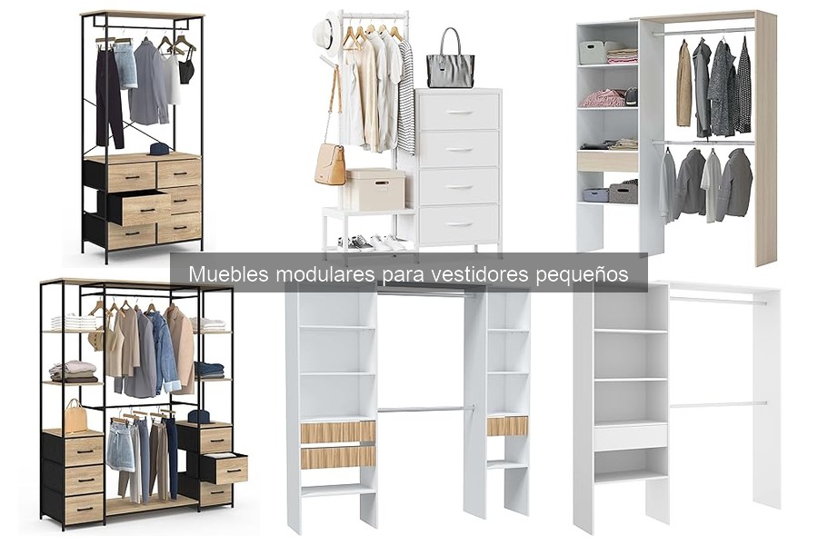 Cómo elegir muebles modulares para vestidores pequeños