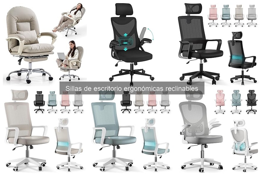 Cómo elegir una silla de escritorio ergonómica reclinable