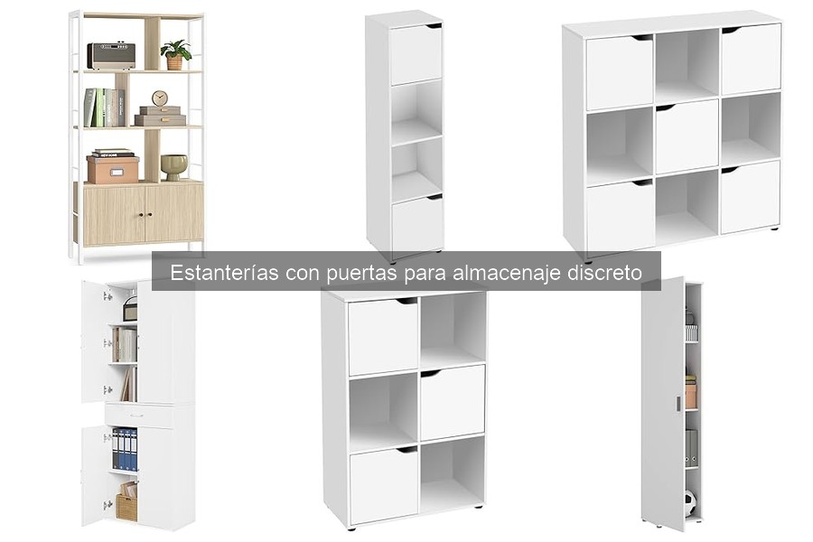 ¿Cómo escoger la mejor estantería con puertas para tu hogar?