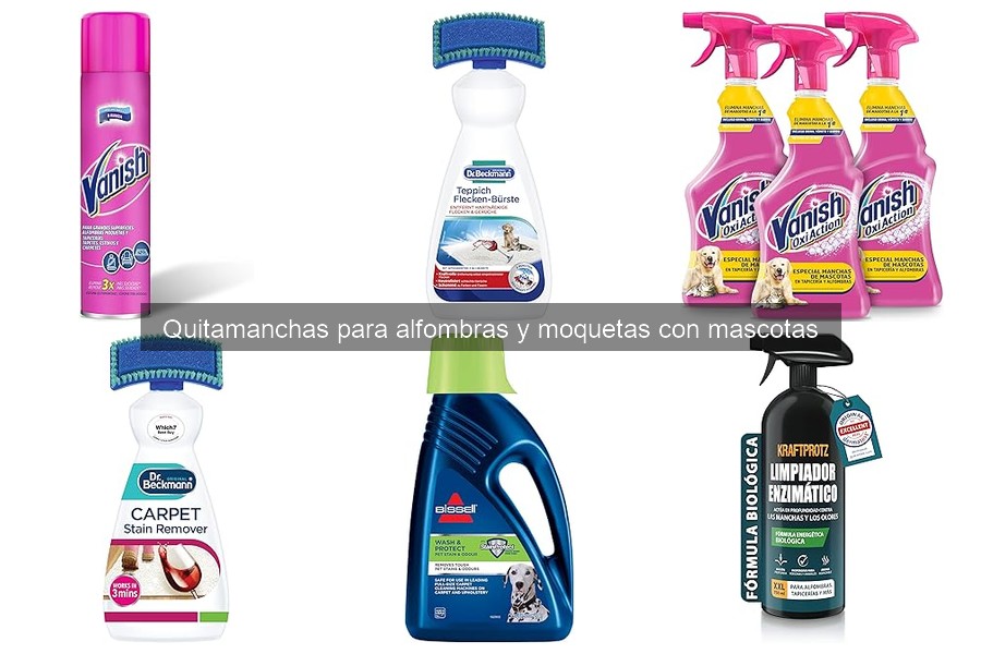 Cómo guardar un quitamanchas para alfombras de forma efectiva