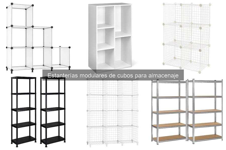 Cómo instalar estanterías modulares de cubos fácilmente
