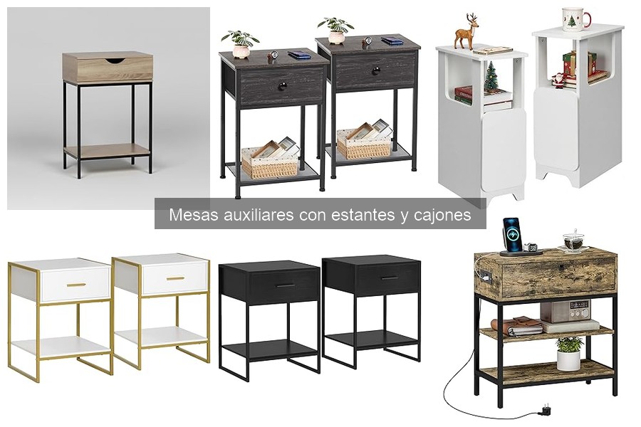 Cómo instalar estantes y cajones en mesas auxiliares
