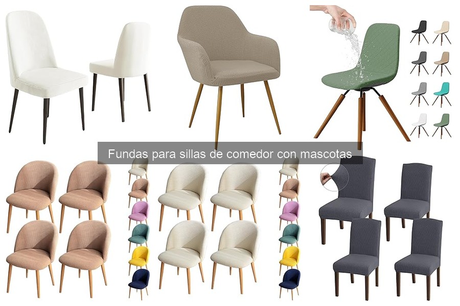 Cómo instalar fundas en sillas de comedor con mascotas