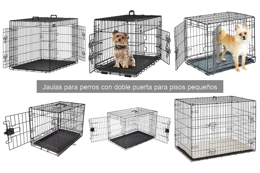 Cómo instalar jaulas para perros de doble puerta correctamente