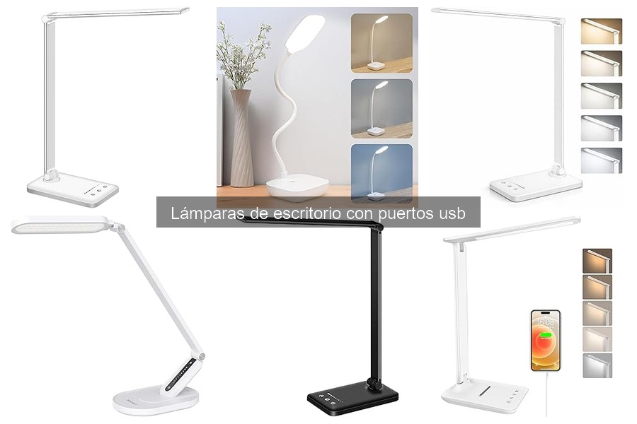Cómo instalar lámparas de escritorio con puertos USB fácilmente