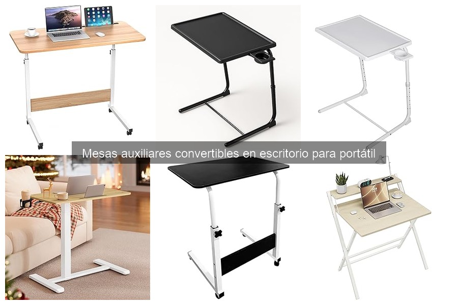 Cómo instalar mesas auxiliares convertibles en escritorio