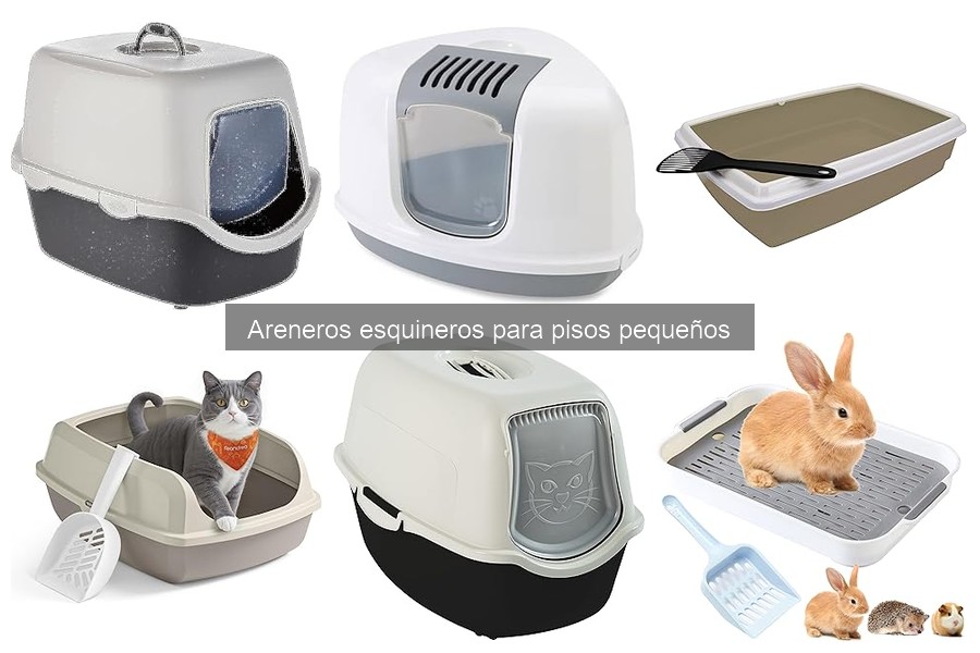 Cómo instalar un arenero esquinero en pisos pequeños