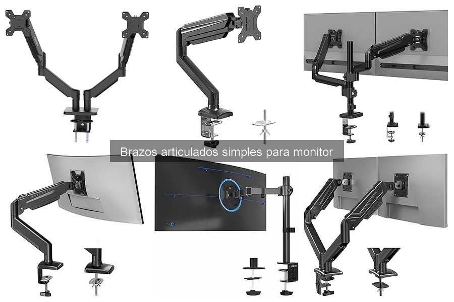 Cómo instalar un brazo articulado para monitor en espacios pequeños