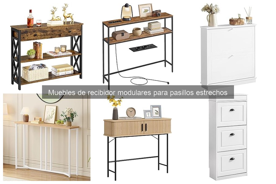Cómo instalar un mueble de recibidor modular en pasillos estrechos