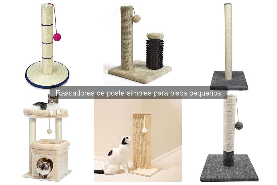 Cómo instalar un rascador de poste simple en pisos pequeños