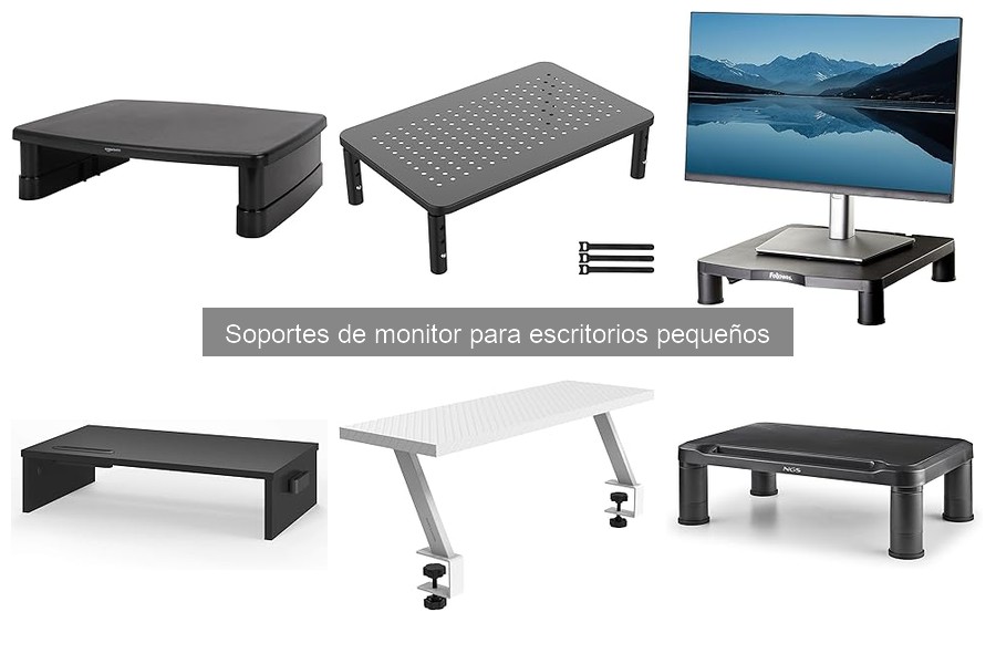 Cómo instalar un soporte de monitor en escritorios pequeños