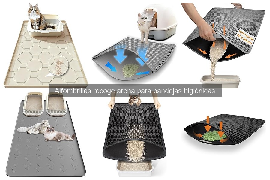 Cómo instalar una alfombrilla recoge arena para gatos