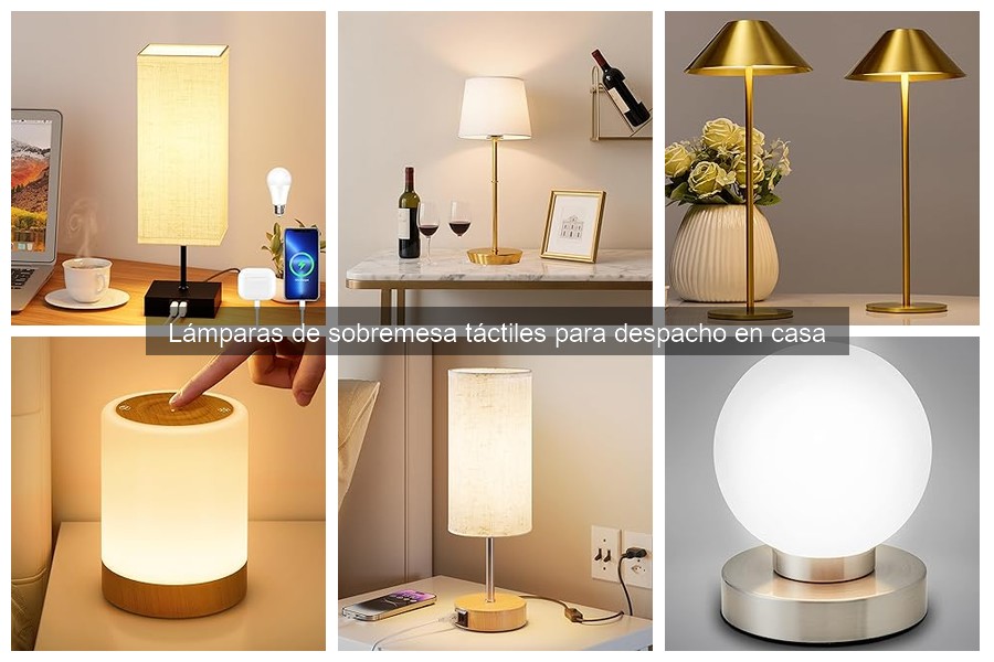 Cómo instalar y manejar lámparas de sobremesa táctiles