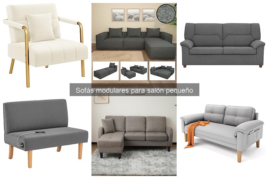 Cómo integrar un sofá modular en tu salón pequeño