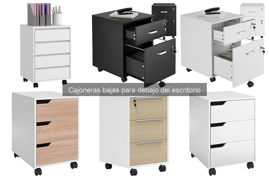 Cómo las Cajoneras Bajas Aumentan tu Productividad en la Oficina