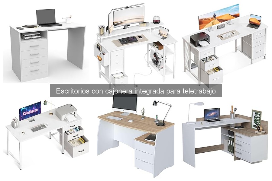 Cómo limpiar y mantener escritorios con cajonera integrada