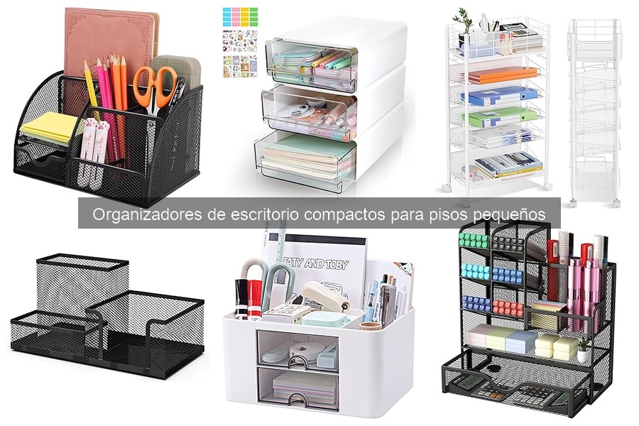 Cómo limpiar y mantener organizadores de escritorio compactos