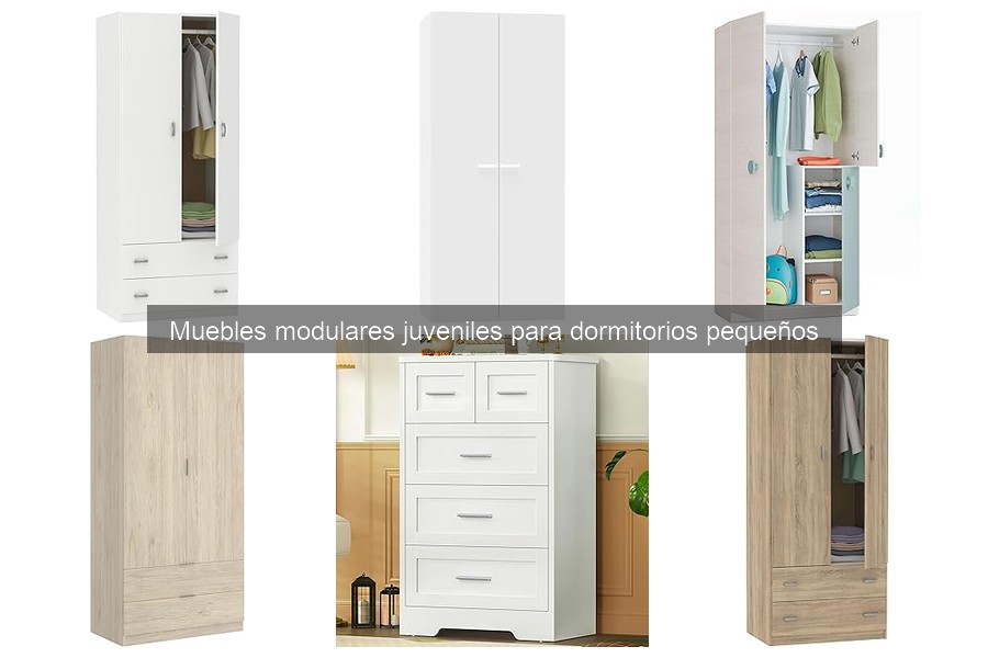 Cómo mantener muebles modulares juveniles en dormitorios pequeños