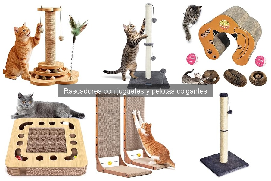 Cómo Mantener Rascadores con Juguetes Colgantes en Buen Estado