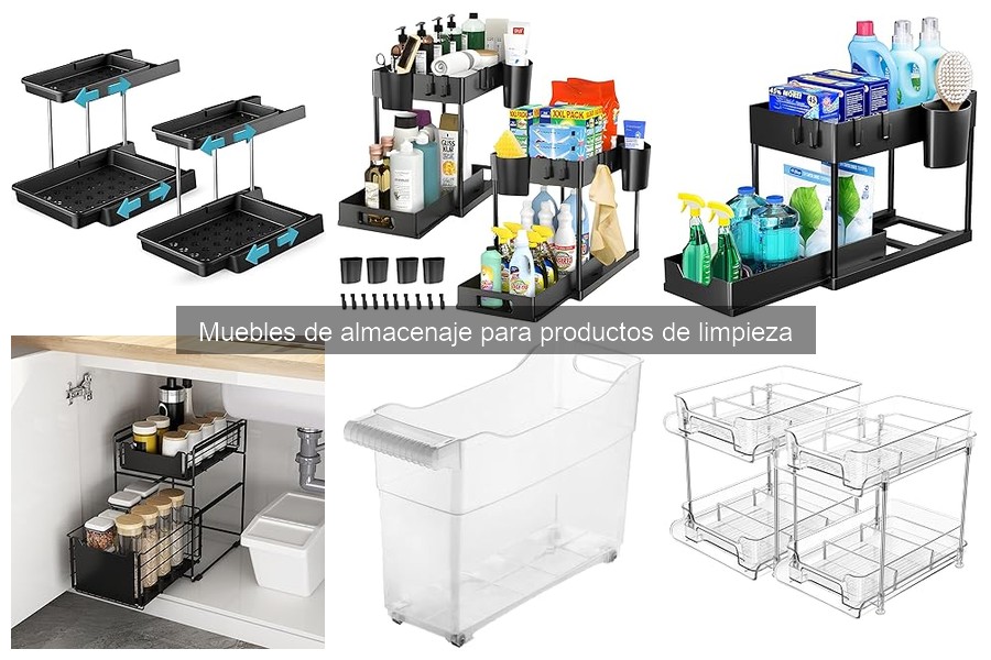 Cómo mantener tus muebles de almacenaje para productos de limpieza