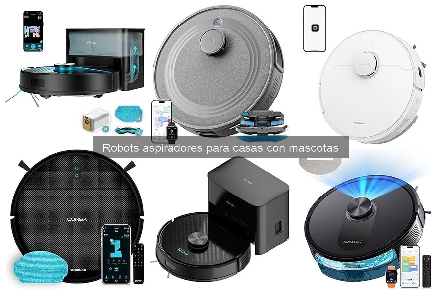 Cómo mantener un robot aspirador en casas con mascotas