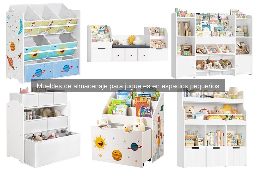 Cómo Organizar Juguetes en Muebles de Almacenaje Pequeños