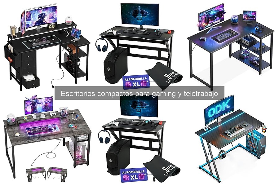 Cómo organizar un escritorio compacto para gaming y teletrabajo