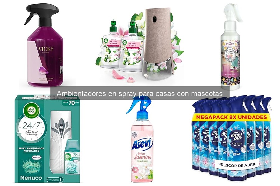 Cómo usar ambientadores en spray seguros para mascotas